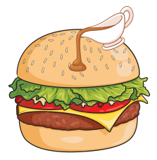 Hot hamburger