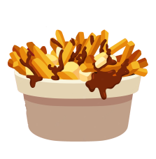 Poutine traditionnel