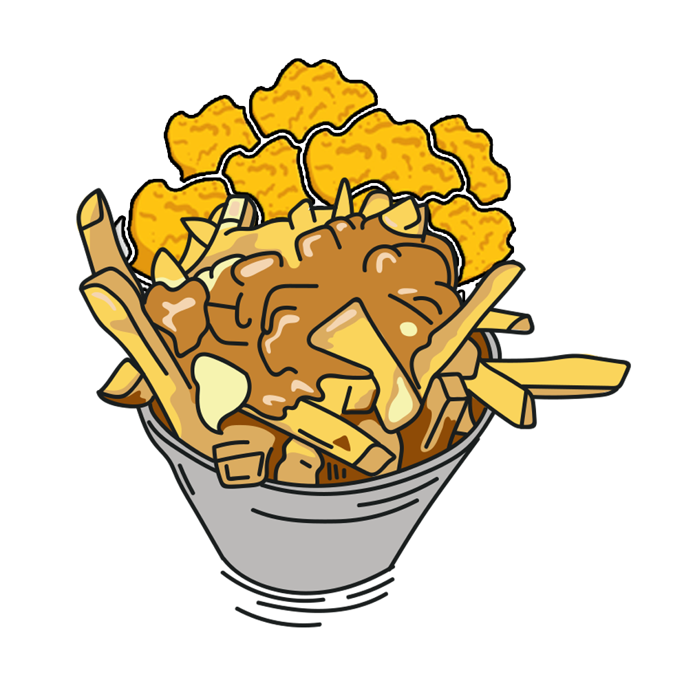 Poutine Poulet Popcorn